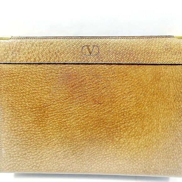 Valentino Garavanj Leather Clutch - Picture 1 of 7
